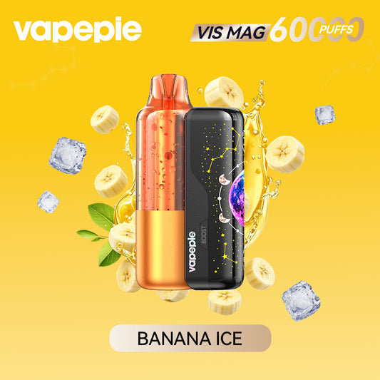 BANANA ICE-VIS MAG 60000 PUFFS+Pod combo pack